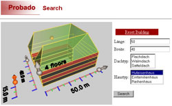 Figure 2: Interactive 3D search interface.